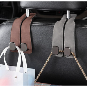 Crochet d'appui-tête de voiture avec support de téléphone et porte-sac pour siège arrière - Product Image 4
