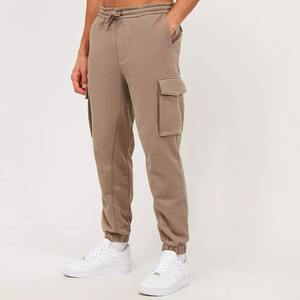 Brand Premium Quality Heather Grey Color Panel <b>Joggers</b> <b>Gym</b> Workout Ribbed Ankles Zipper Pockets Slim Fit Sweatpants - Product Image 6