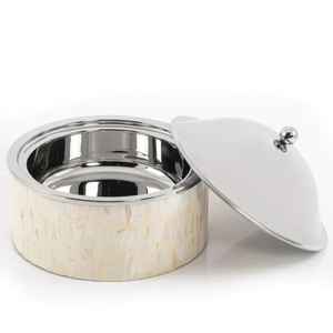 Boîte en métal argenté massif 2026 avec un design élégant, parfaite pour un usage domestique ou des environnements de restauration commerciale - Product Image 5