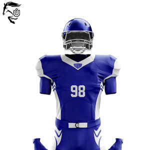 2025 nueva llegada Unisex uniforme de fútbol americano corto transpirable secado rápido alta calidad deportes equipo Jersey pantalones conjuntos - Product Image 3