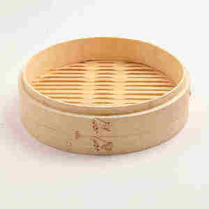 Wholesale 2026 Bamboo Food Steamers Reusable Durable Steamer <b>Basket</b> Customized Logo Eco-Friendly Natural Healthy Kitchenware - Product Image 3