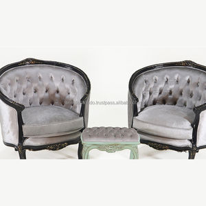 Chaises de salon numéro 5503, fabriquées en bois vieilli de qualité avec des sièges en mousse épaisse et moelleuse - Product Image 3