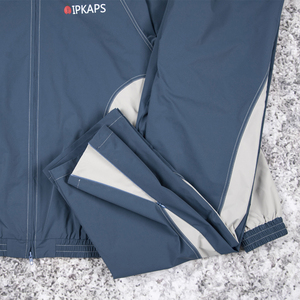 Conjunto de chándal para correr con logotipo personalizado del fabricante 2025, conjunto de chándal cortavientos de nailon con cremallera deportiva en blanco para hombre - Product Image 2