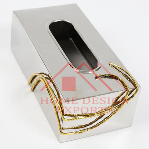 Best Seller Stainless Steel Rectangular Shape <b>Tissue</b> Box Holder - Product Image 1