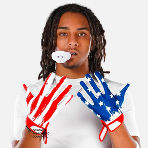 Gants de receveur de football pour jeunes, respirants, gants de football américain en vente en ligne, meilleurs gants de receveur tendance à bas prix - Product Image 5