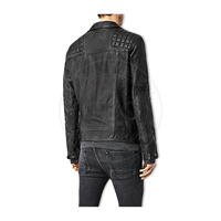 Vestes en cuir d'hommes intelligents de mode de style pour l'OEM fait sur commande