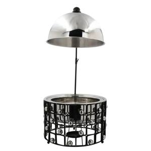 Premium Round Roll Top Gold Chafing Dish Stainless Steel <b>Buffet</b> <b>Food</b> <b>Warmer</b> For Hotel Restaurant Wedding Party Catering Events - Product Image 3