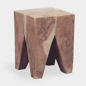 wholesale Wooden Coffee Stool Home Furniture Living Room Furniture Stools and Ottomans, Indoor Decoration Ornament