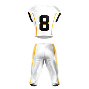 Uniforme de football américain personnalisé professionnel avec logo, 100% polyester, séchage rapide, respirant, unisexe, vêtements de sport pour adultes en ensemble - Product Image 6