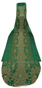 Conjunto de Tela de Encaje Jacquard Industrial Premium Ecológico de 3 Piezas con Spandex/Poliéster para Vestidos de Novia Somalíes - Product Image 2