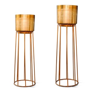 Disponible macetas de metal hechas a mano exclusivas de alta calidad elevar su espacio con diseños de moda maceta colgante - Product Image 1