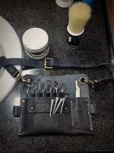 Scissor Pouch Holster With Belt for Hairdressers Salon Hair Stylist Barber Scissors <b>Hairdressing</b> Waist Holder Case <b>Bag</b> LBB-0027 - Product Image 6