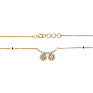 Mangalsutra Moderno de Oro y Diamantes Heritage Wati para Mujer - Product Image 5