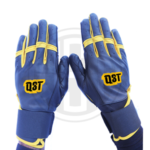 Guantes de Bateo de Béisbol Ambidiestros de Poliéster/Algodón Qst International de Alta Calidad, Cierre de Botón, Nuevo Diseño, Comodidad Óptima - Product Image 2