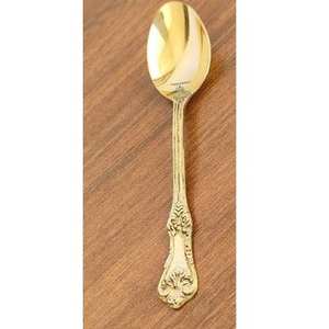 Cuillère à dîner en laiton poli miroir au design moderne, manche court, ustensiles de cuisine, couverts de table, finition optimale pour les occasions festives - Product Image 3