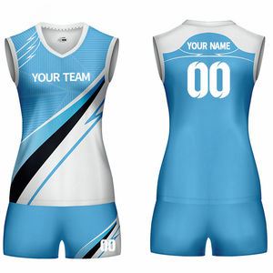 Nuevo diseño 2023 uniforme de voleibol con material de poliéster 100% uniforme de voleibol de larga duración ligero fácil de usar comodidad - Product Image 3