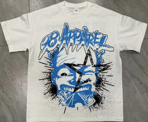 Diseño personalizado y gráficos de logotipo Vintage 100% algodón transpirable 320gsm Unisex Impresión digital Negro Camiseta de lavado de gran tamaño - Product Image 4