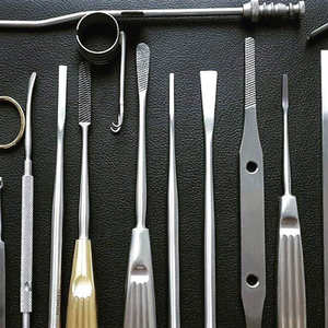 Ensemble d'instruments de chirurgie rhinoplastique manuelle, kit chirurgical réutilisable en acier inoxydable, certifié CE et MOL, classe II - Product Image 4