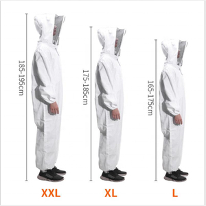 Combinaison de sécurité pour apiculteur en maille respirante de bonne qualité avec voile - Product Image 1