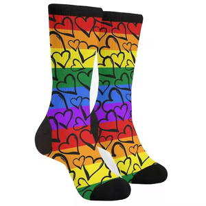 Calcetines Unisex Personalizados de Invierno 100% Algodón con Diseño de Dibujos Animados Antideslizantes de Secado Rápido Antibacterianos Ecológicos Deportivos Casuales para Uso Diario - Product Image 2