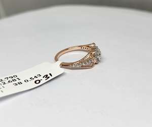 Nouvelle collection JC Diamond Gwt 5.740 Gm Diamant naturel VVS Bague de fiançailles solitaire pour femme Or jaune 14 carats Plaqué rhodium - Product Image 4