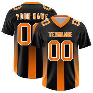 Uniforme de football bas quantité minimale de commande sublimation logo personnalisé Uniforme de maillot de football américain - Product Image 5