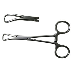 Fórceps de abrazadera de toalla Backhaus, instrumentos médicos quirúrgicos de acero inoxidable de 5,25 pulgadas, uso veterinario y de laboratorio Dental reutilizable - Product Image 3