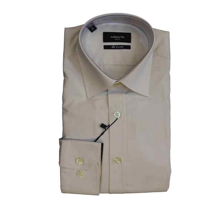 Men's Long Sleeve Slim Fit Plain Shirt Without Pockets