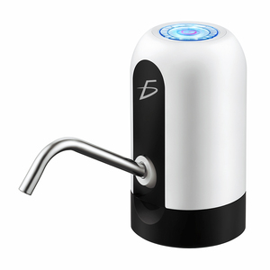 <b>USB</b> Rechargeable Electric Water Pump Dispenser Stainless Steel Plastic Manual/Battery for Outdoor Car Household Hotel Use - Product Image 2