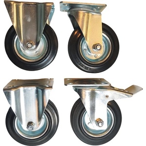 ชุดล้อเลื่อน TECWERK 4 ชิ้น แบบหมุนได้ 2 ชิ้น และแบบยึดติด 2 ชิ้น - Product Image 1