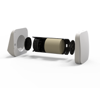 BSK Zephyr Mini Unité de Ventilation à Récupération de Chaleur Intelligente IR Contrôlée par Application WiFi, Flexible et Moderne pour Salle de Bain et Cuisine
