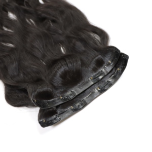 APOGROUP Extensions de cheveux à clipser sans couture, cheveux humains vierges Remy vietnamiens, pointes épaisses naturelles, toutes couleurs, prix de gros, 10 pouces - Product Image 1