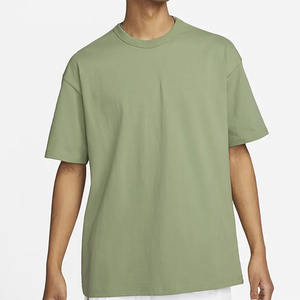 Camiseta de algodón transpirable para hombre, ropa de tejido absorbente de sudor, personalizada - Product Image 1