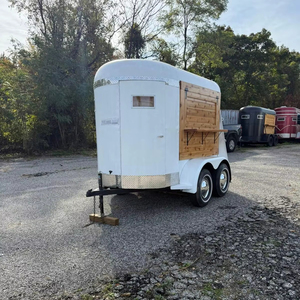 Free Shipping 8ft Mobile Bar & Beverages Trailer Fully Equipped Cocktail & Juice Station for Events, Catering & Street Business - Product Image 4