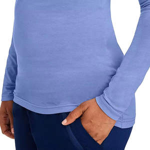 Chemises de travail infirmières, hôpital, unisexes, à manches longues, respirantes, en tricot - Product Image 6