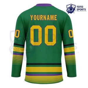 Jersey de Hockey sobre Hielo para Hombre, al por Mayor, de Moda, Nuevo, de Alto Rendimiento, Cómodo, con Logotipo Personalizado del Mejor Proveedor - Product Image 3