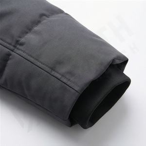 Veste matelassée décontractée vintage pour homme, couleur personnalisée, col montant, imperméable, coupe-vent, parka fine, vêtements de printemps - Product Image 6