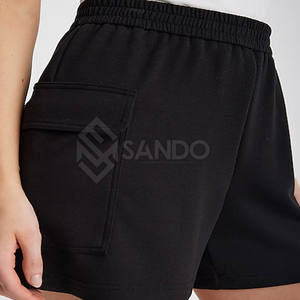Pantalones cortos de carga ligeros hechos en fábrica para mujer para venta en línea Pantalones cortos de carga de algodón de la mejor calidad para mujer - Product Image 5