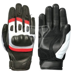 Gants de moto unisexes en cuir de haute qualité, longs et courts, de protection hivernale, durables pour hommes et femmes - Product Image 1