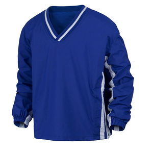 เสื้อกันลมแบบสวมหัวมีซิปด้านข้างแห้งเร็วระบายอากาศได้ดีซักได้กันน้ำ - Product Image 1