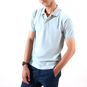 Nouvelle couleur unie 100% coton fait hommes polo léger course hommes plaine t-shirt personnaliser votre Logo et Design - Product Image 1