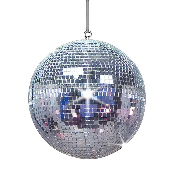 Ensemble boule disco mosaïque effets d'éclairage d'événement anniversaire boule disco fête hôtel boutique boule disco support miroir