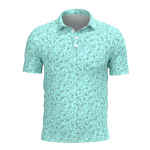 Polo en coton de haute qualité pour hommes, respirant, à manches courtes, design personnalisé OEM, imprimé par sublimation, vente en gros différente - Product Image 4