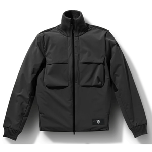 Mens Tactical Hybrid <b>Zip</b> Sweater Utility Style Jacket Knit Back Long Sleeve Casual Outdoor Layering Top - Product Image 3