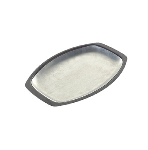 Grandes plaques de chargeur en métal tendance fraîche Design de luxe pour servir plaque de chargeur de haute qualité en gros en vrac - Product Image 2