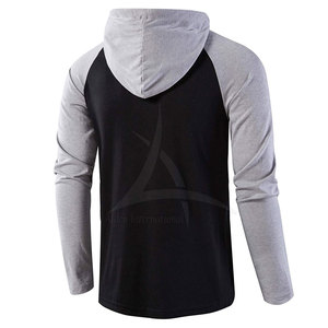 เสื้อฮู้ดดี้ผู้ชายดีไซน์ใหม่สั่งทำพิเศษ ผ้าฝ้าย 100% ผ้าฟลีซเป็นมิตรกับสิ่งแวดล้อม ระบายอากาศได้ดี สไตล์สตรีทแวร์ สินค้ามาใหม่ ขายออนไลน์ - Product Image 3
