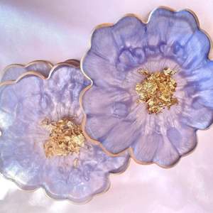 Resin <b>coaster</b> Flower Design Handmade Epoxy Resin <b>Coaster</b> Beverages <b>Wine</b> Bar Drink Table <b>Coasters</b> from India - Product Image 4