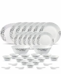 Services de table en opale de haute qualité, fabriqués en Inde, meilleur prix, céramique de luxe, porcelaine écologique, style classique - Product Image 5