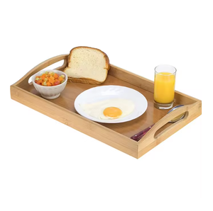 Diseño simple, forma personalizada, tamaño de madera, bandeja de comida rápida, diseño de bandeja de servicio por debajo de su presupuesto - Product Image 1