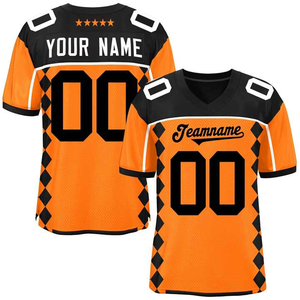 Maillot de football américain pour hommes rétro classique coupe ample chemise de rugby en polyester respirant imprimé personnalisé en gros - Product Image 1